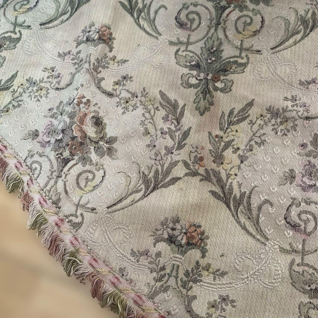 フランスアンティークカーテン織物生地3点セット