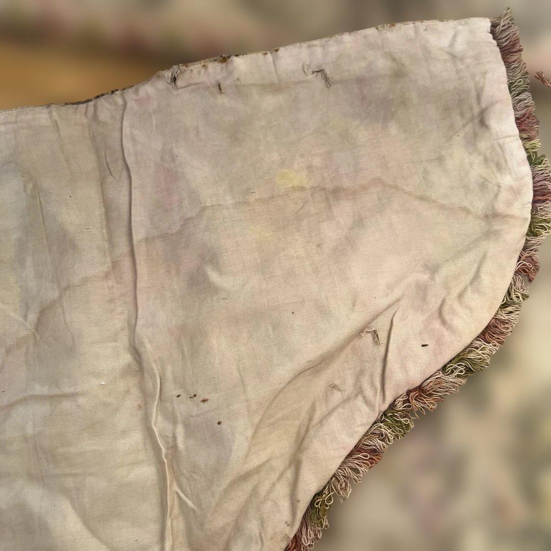 フランスアンティークカーテン織物生地3点セット