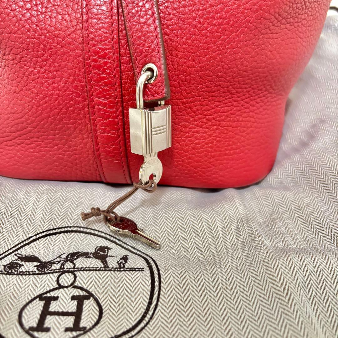 美品 HERMES エルメス ピコタン ロック MM シルバー X刻印