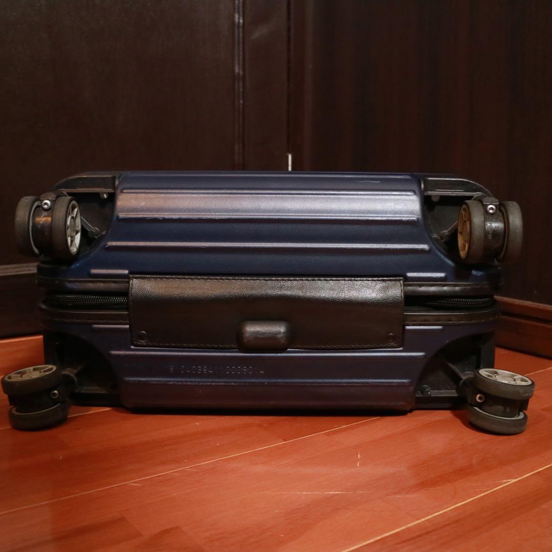 【美品】 RIMOWA サルサ ビジネストローリー ネイビー 4輪 スーツケース