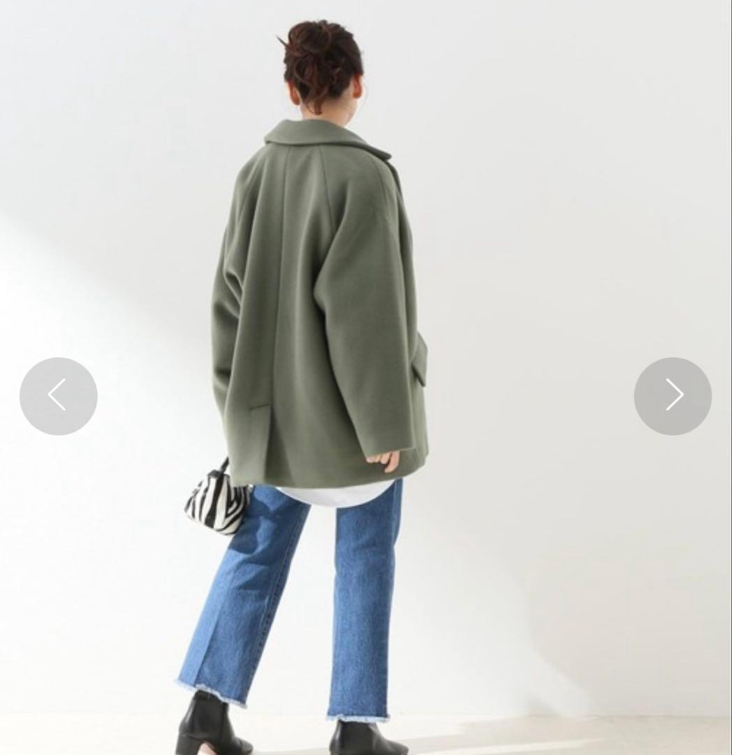 ティッカ　シングルコート　テントコート　グリーン　ゆったり✨