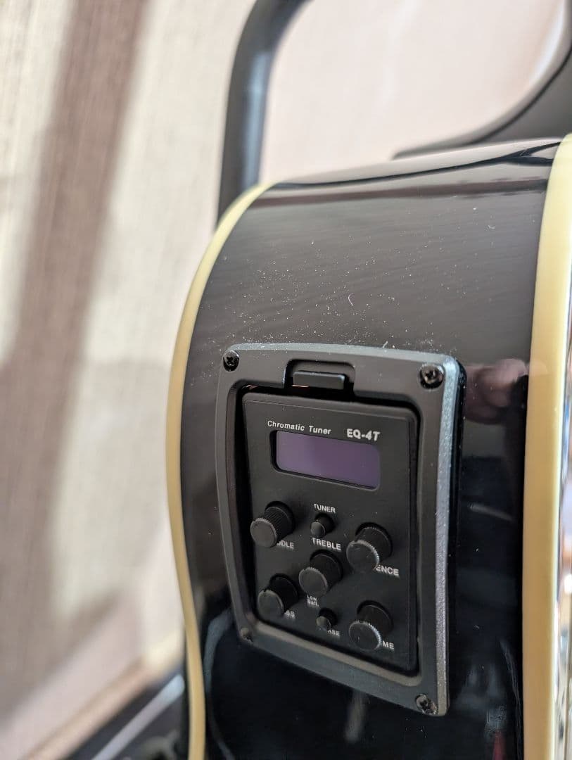 美品/Epiphone　DR-100EB 改チューナー付エレアコ　ケース付