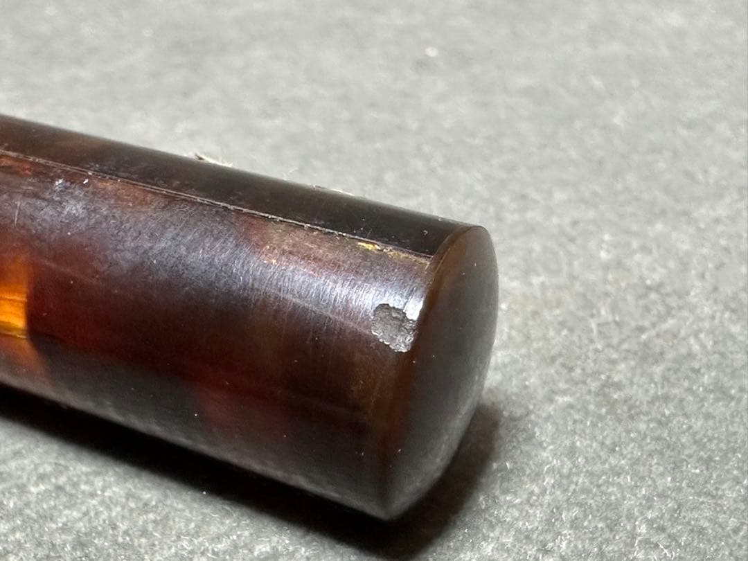 本鼈甲　印材　印鑑　はんこ　ハンコ　 彫刻 細密細工