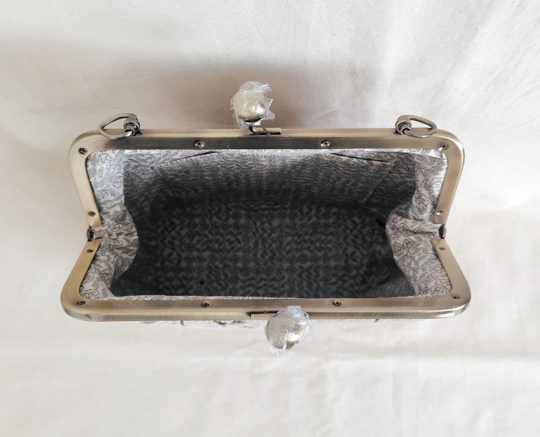 ミナペルホネン　Lulu（large）がま口　ショルダーバッグ