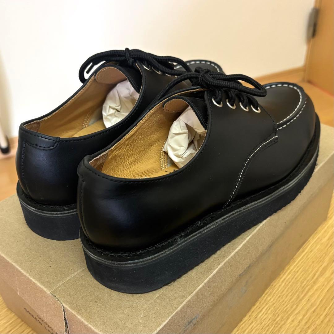 新品未使用　ユナイテッドアローズ　モックトゥレザーシューズ　ブラック　26cm