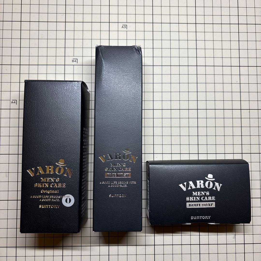 Varon サントリー　オールインワンセラム、洗顔料、ボディソープ　セット