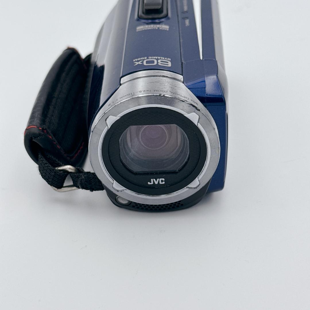 【概ね美品】JVC Everio GZ-R70-A 防水 ビデオカメラ ブルー