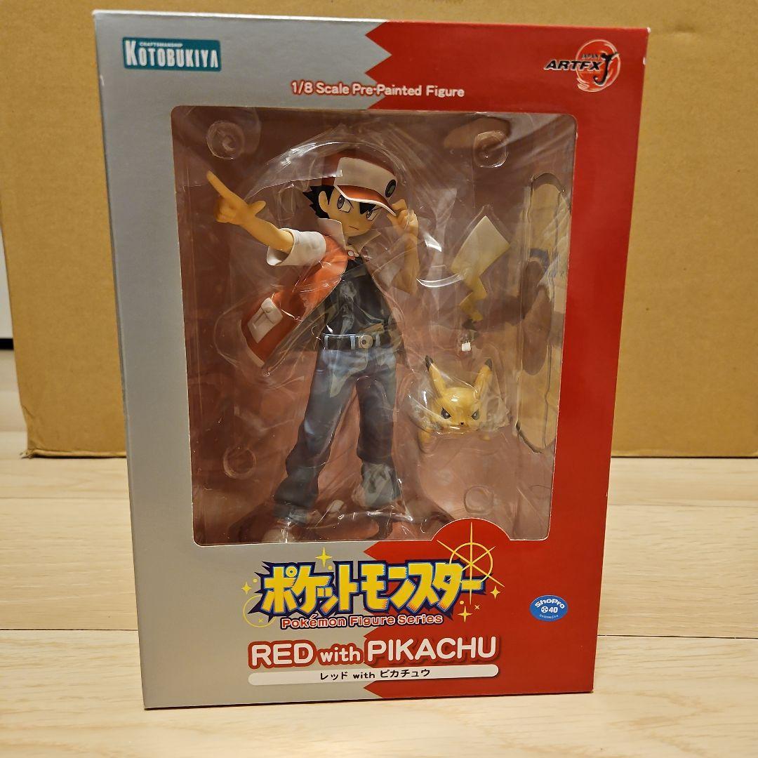 ポケモン レッド with ピカチュウ ARTFXJ 1/8フィギュア