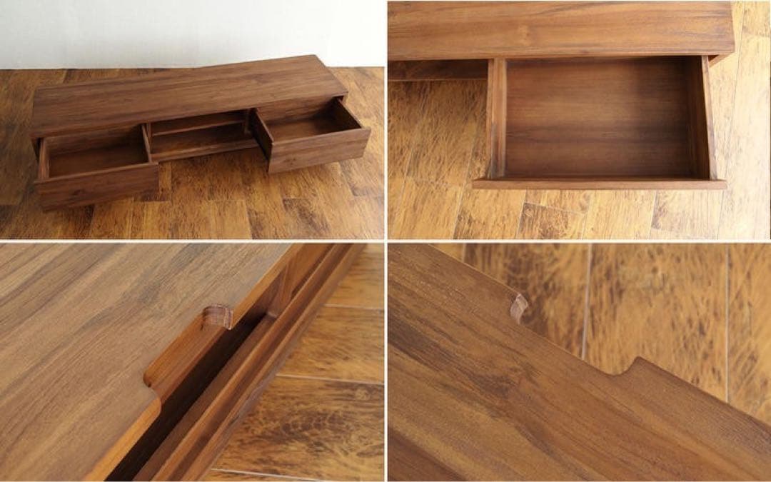 チーク材 テレビ台 160cm幅 ローボード