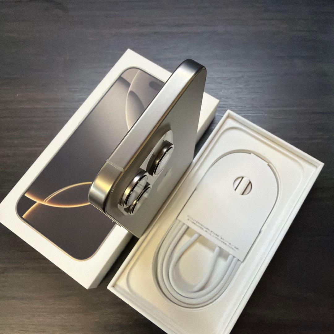 【画面ワレ】iPhone16pro 128GB ナチュラルチタニウム