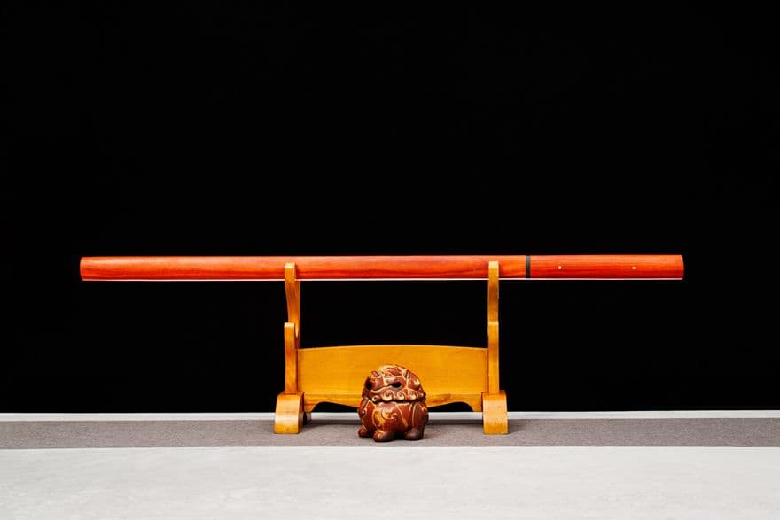 【狴犴棍刀】古兵器 武具 刀装具 日本刀　模造刀 居合刀 武士道 鑑賞用 美術刀