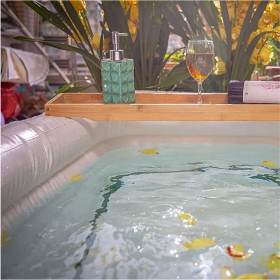 【新品】オシャレで大人気‼︎ 自宅で夢の露天風呂セット! 室内でも使える！