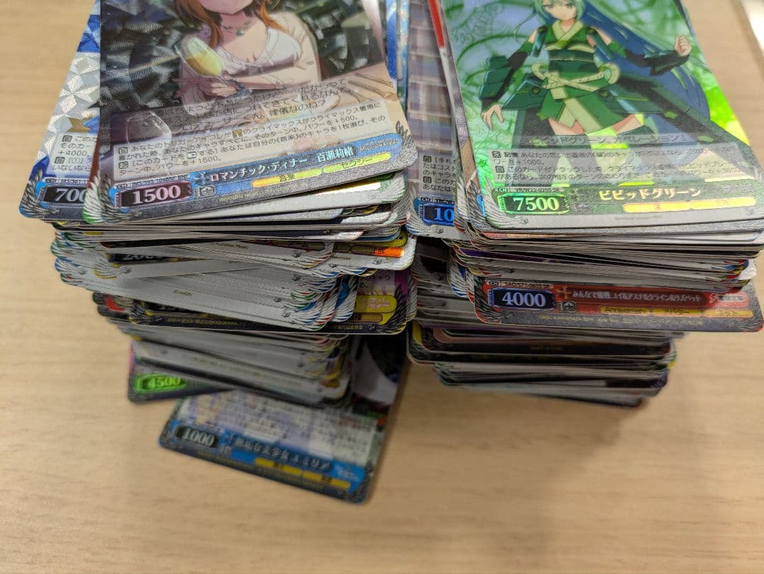 ヴァイスシュヴァルツ　sr rrr prホロ　サイン　まとめ売り 大量　400枚