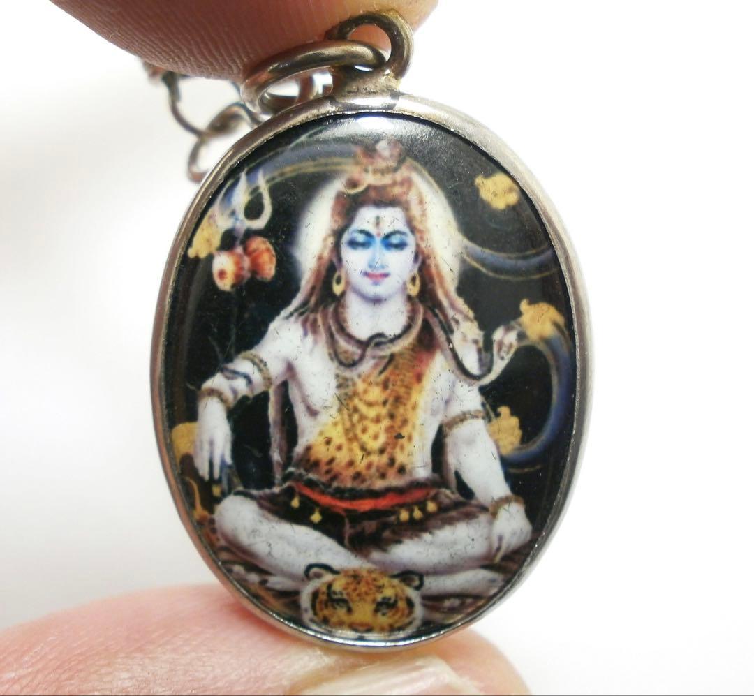 オームペンダント ヒンドゥー教 チェーン付 マハデオム シヴァ神 藤井風