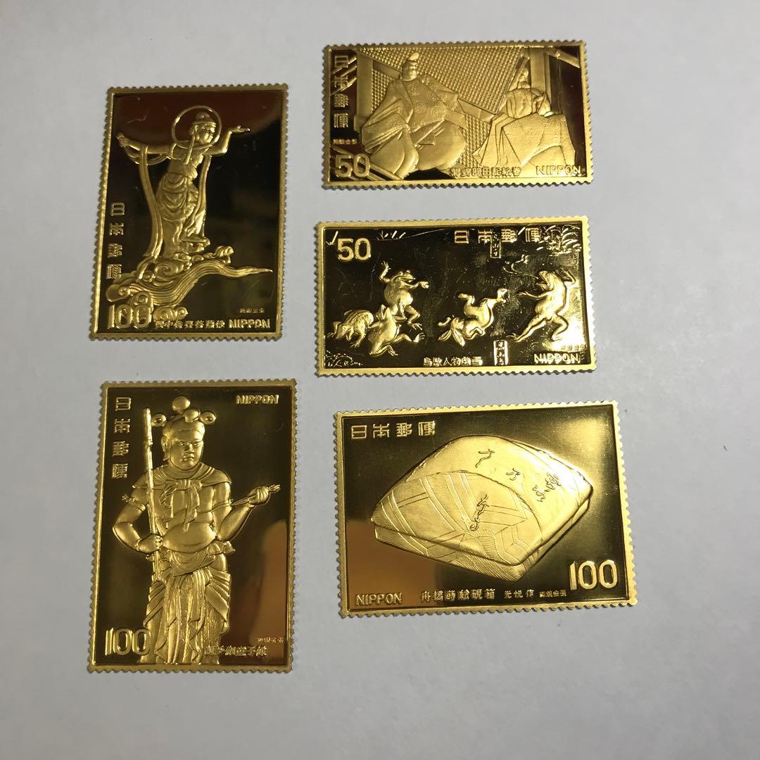 12023松本徽章工業　日本製　純金張　金属工芸品　約29.9g レリーフ