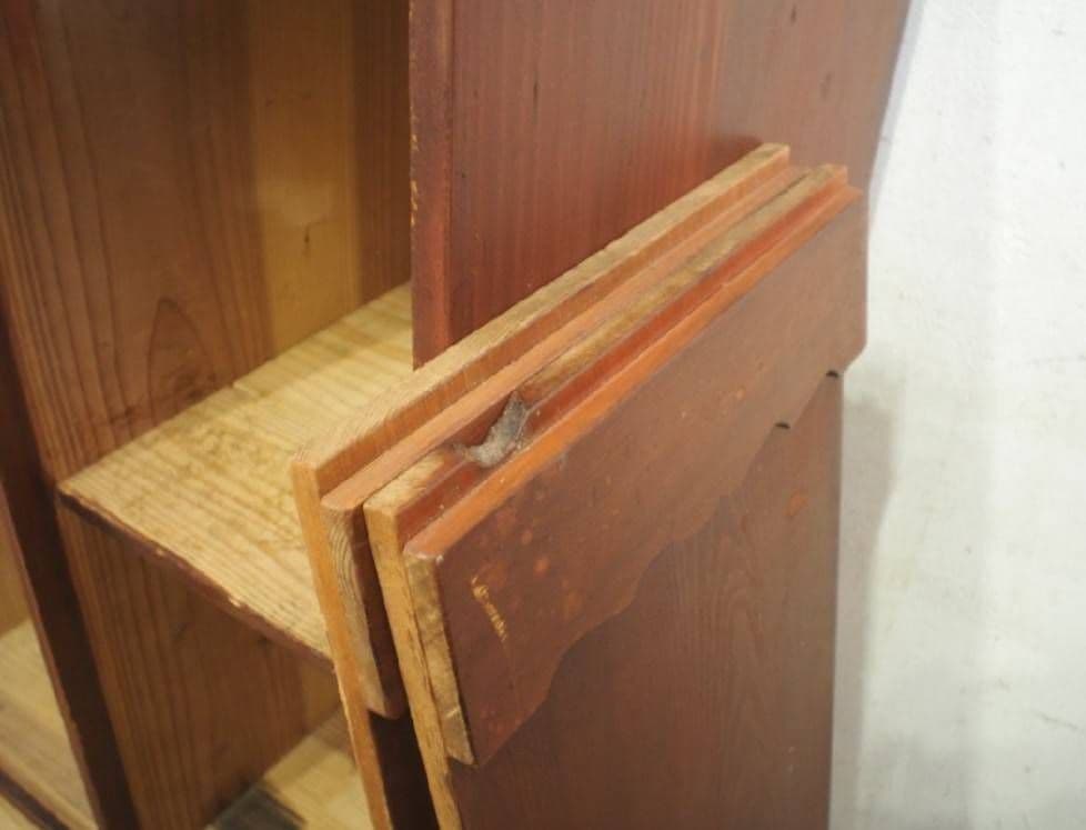 1011 ケンドン式　収納棚　飾り棚 ケース　古家具　古道具　レトロ　ビンテージ