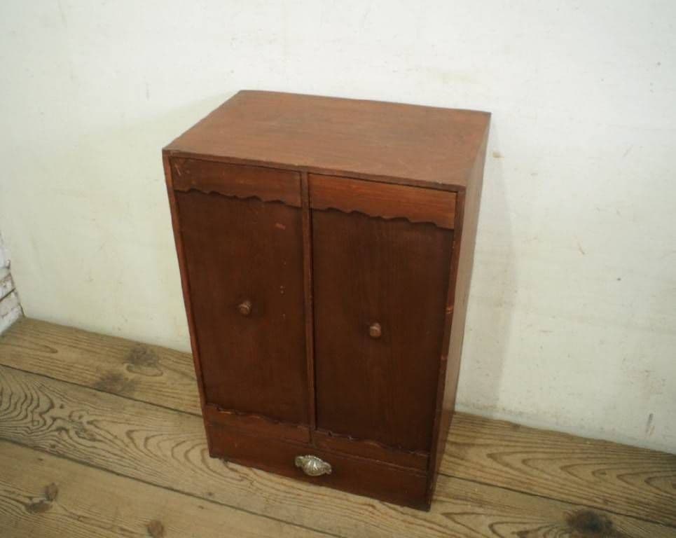 1011 ケンドン式　収納棚　飾り棚 ケース　古家具　古道具　レトロ　ビンテージ