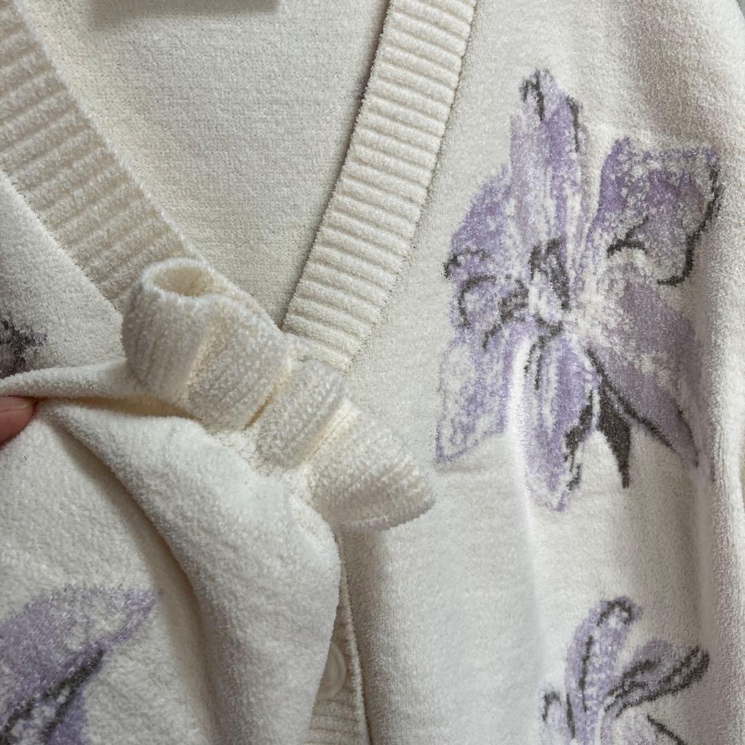 【ジェラピケ】MUCHA リリージャガード　カーディガン