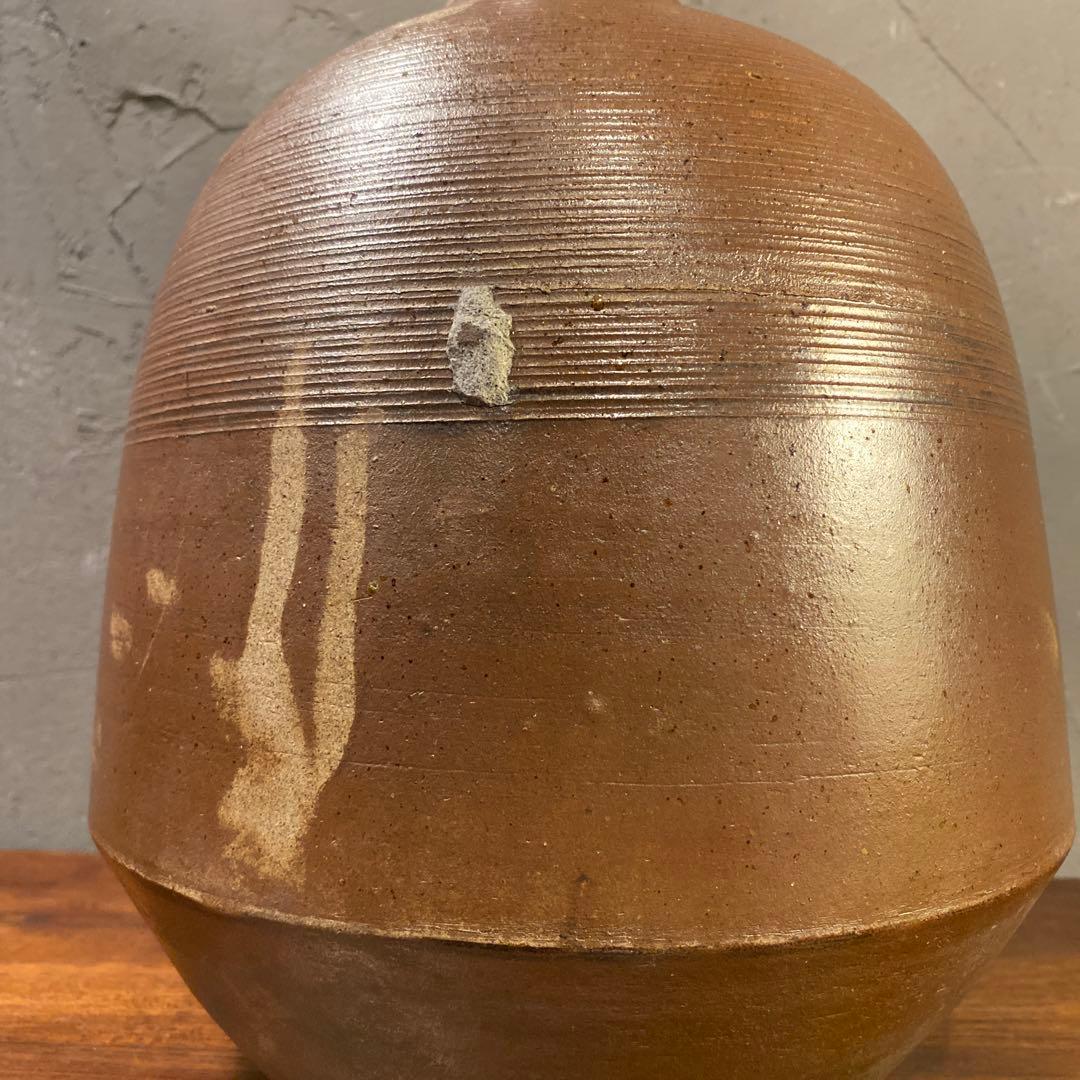 時代物 骨董品 備前焼 通い徳利 幕末明治 花瓶 花器 コレクション