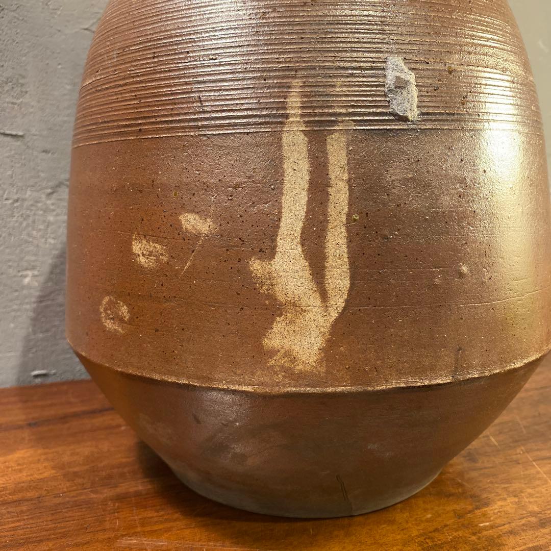 時代物 骨董品 備前焼 通い徳利 幕末明治 花瓶 花器 コレクション