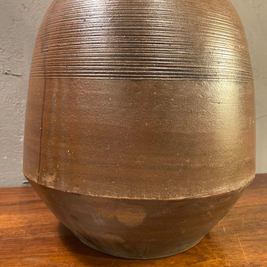 時代物 骨董品 備前焼 通い徳利 幕末明治 花瓶 花器 コレクション