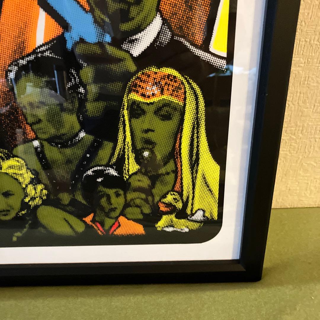 ロッキンジェリービーン　キラーコンドーム　シルクスクリーンポスター