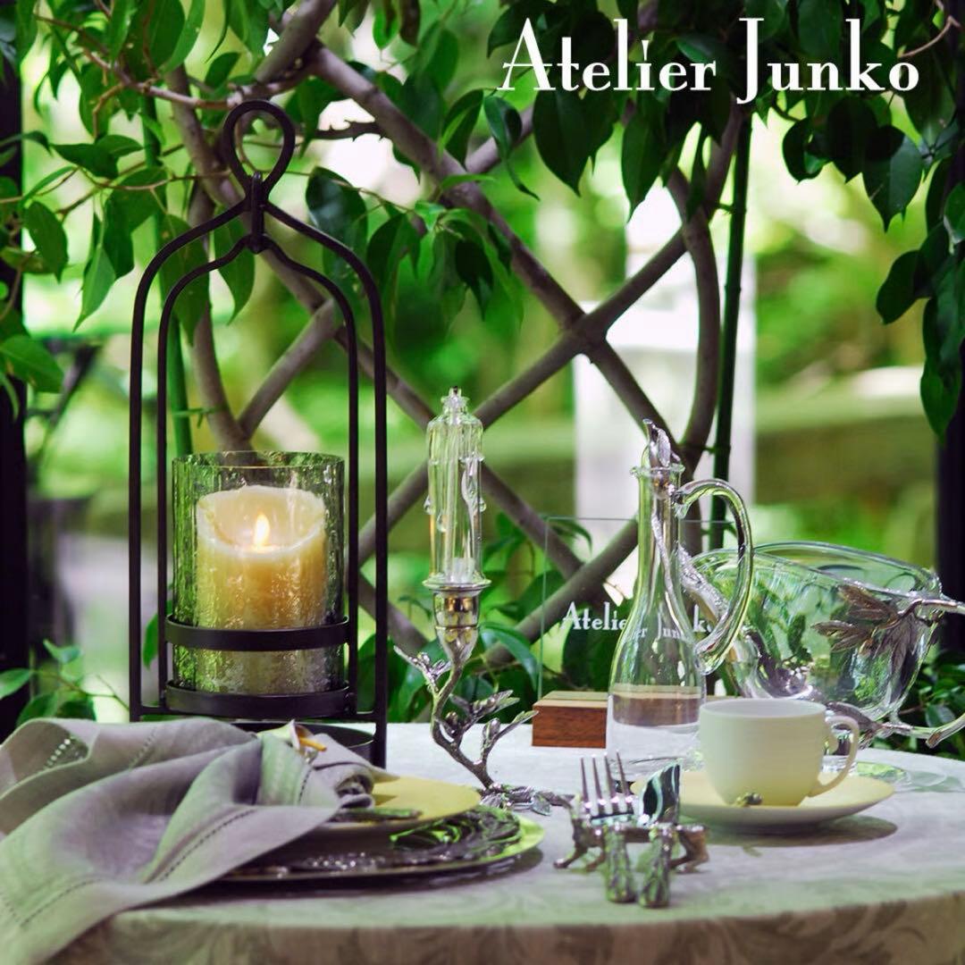 アトリエジュンコ オイル キャンドル ホルダー スタンド オリーブ