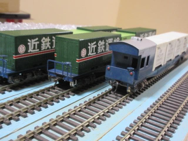 国鉄 コンテナ貨車 3両セット HOゲージ（金属製・エンドウ製）