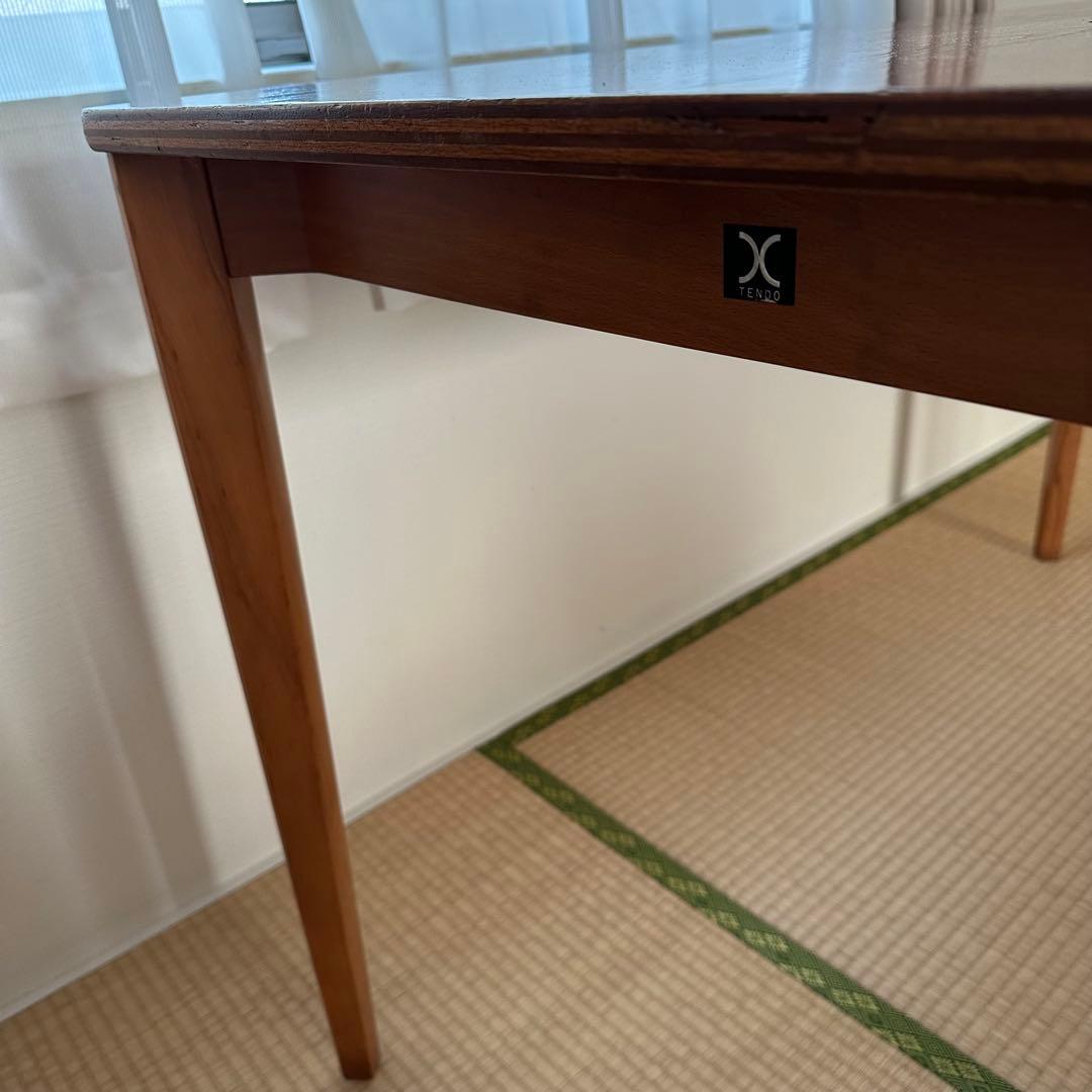 天童木工　水之江忠臣　チーク材　ダイニングテーブル