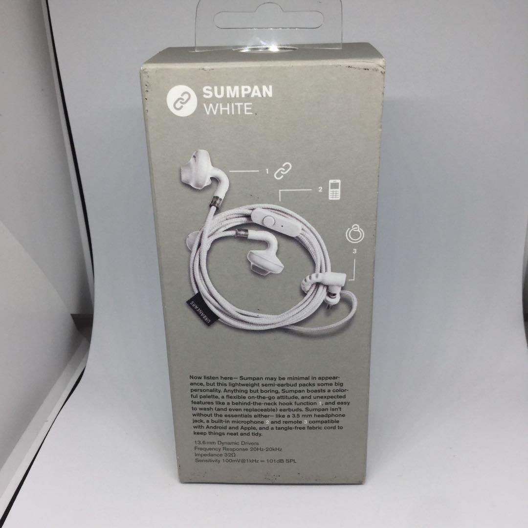 ヘッドホン URBANEARS SUMPAN TRUE WHITE