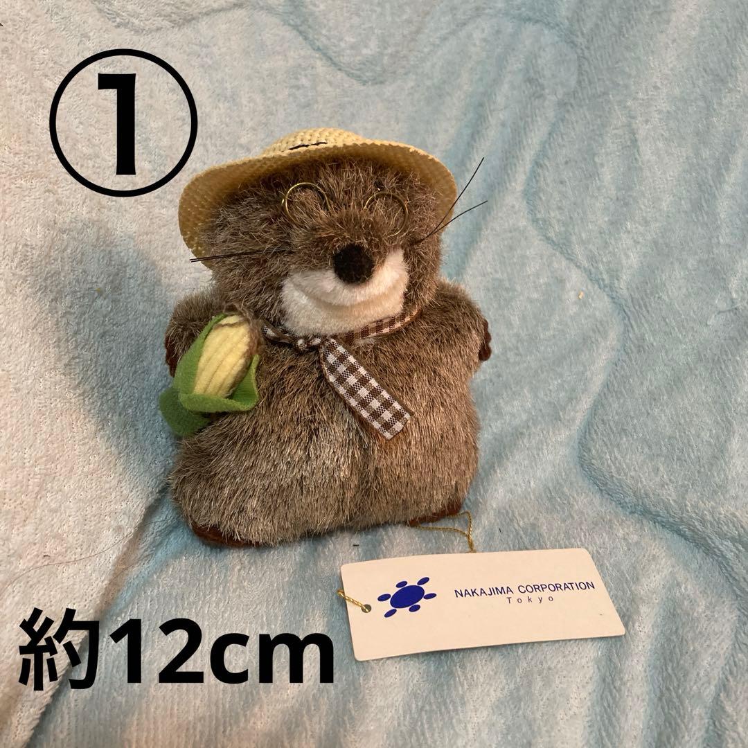 昭和レトロ ナカジマ Heart＆Heart アンクル・モグ　ぬいぐるみ