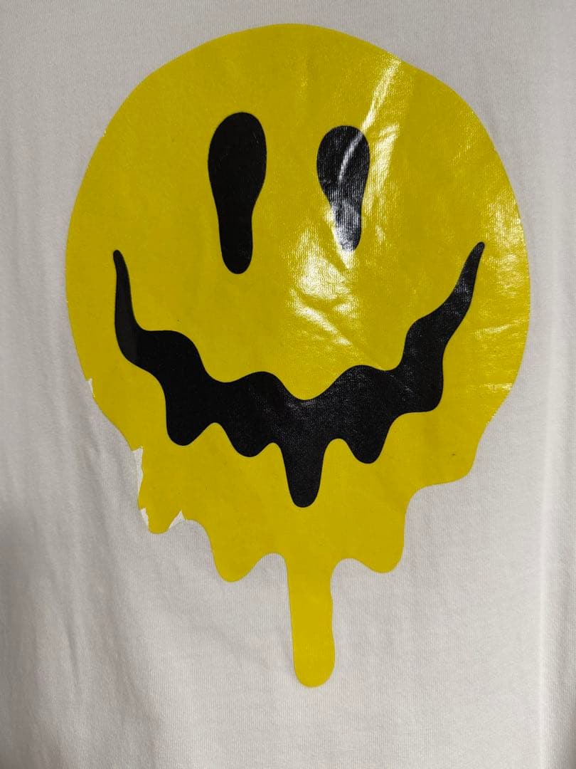 BALENCIAGA イエロースマイリーフェイス Tシャツ