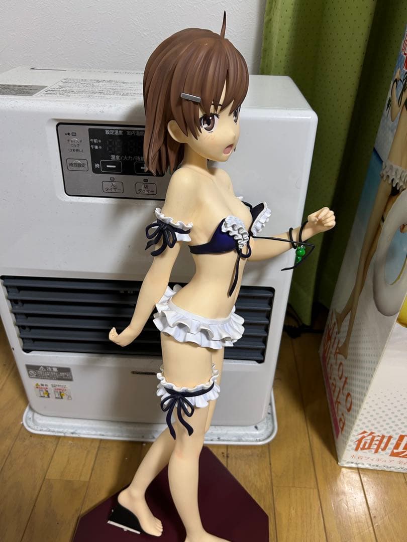 1/2.5 とある科学の超電磁砲S 御坂美琴水着フィギュア やわらかバスト版