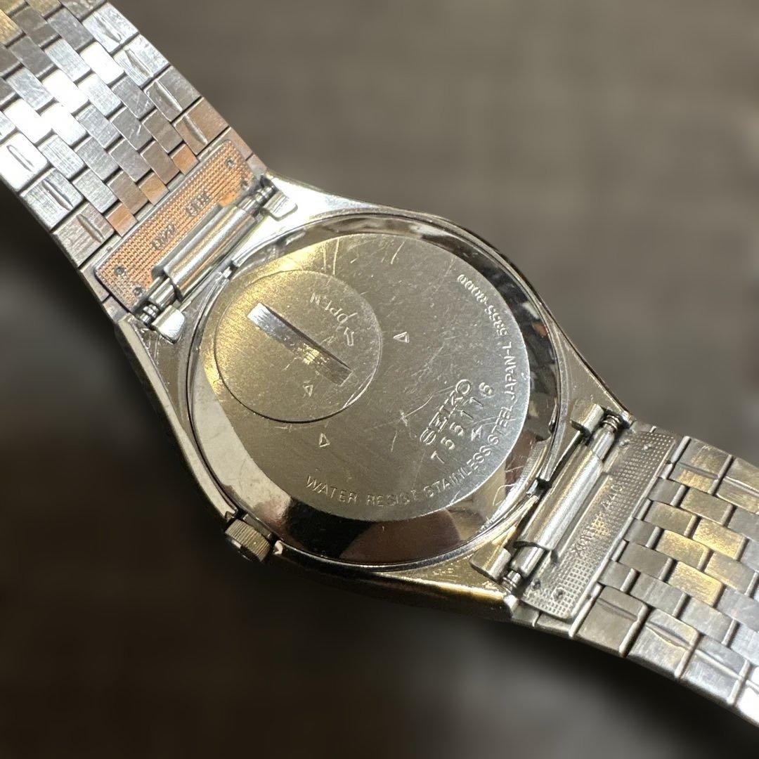 ア*イ様 SEIKO キングクォーツ 腕時計 5856 5855-8000極美品
