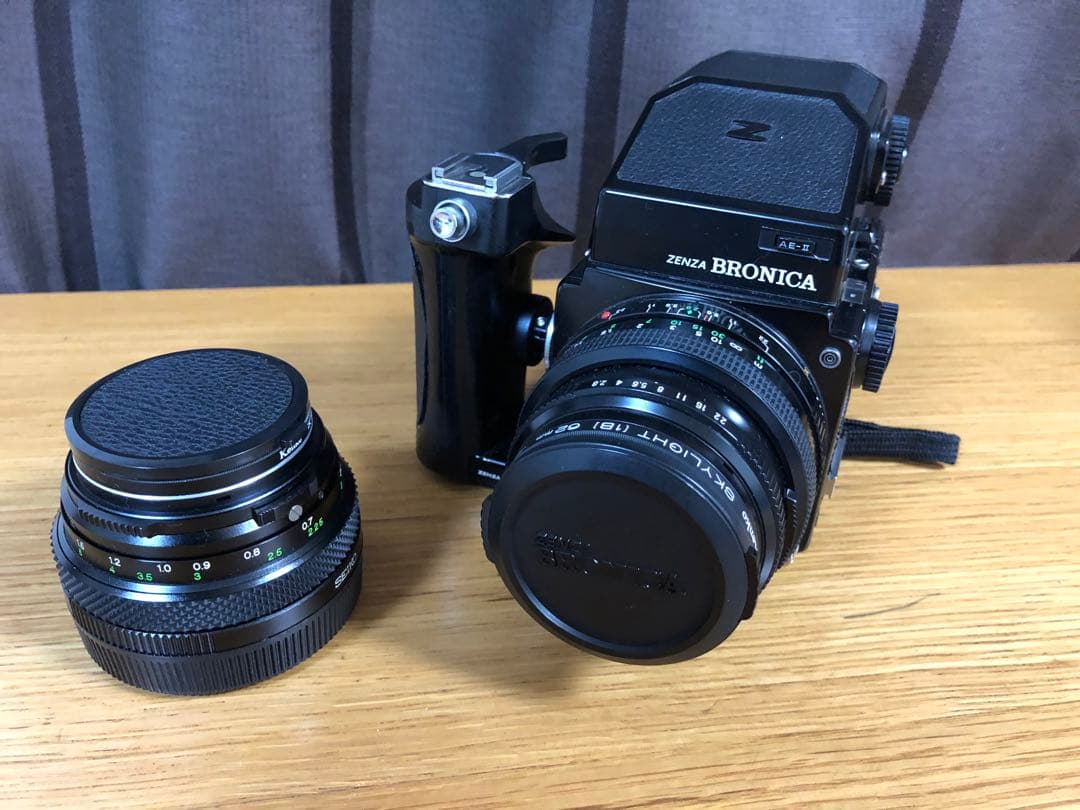 Zenza Bronica ゼンザブロニカ　ETR SP レンズ×2 グリップ