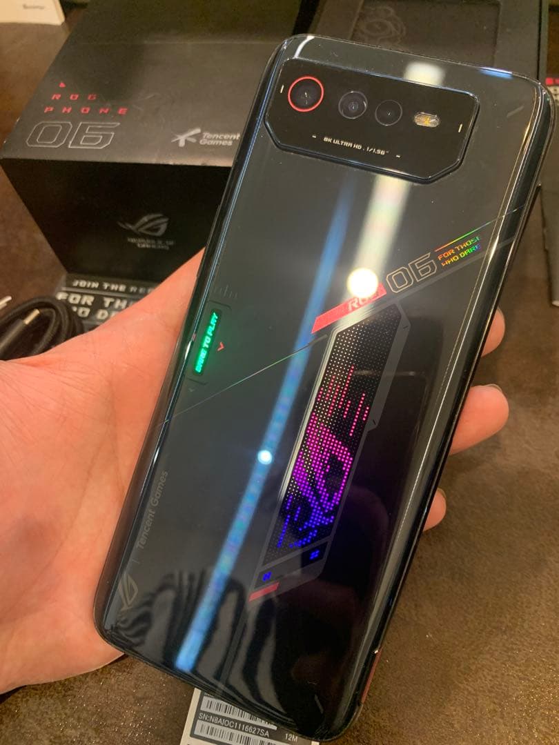 新春★お年玉価格！ASUS ROG PHONE 6★ゲーミングスマホ！早い者勝ち