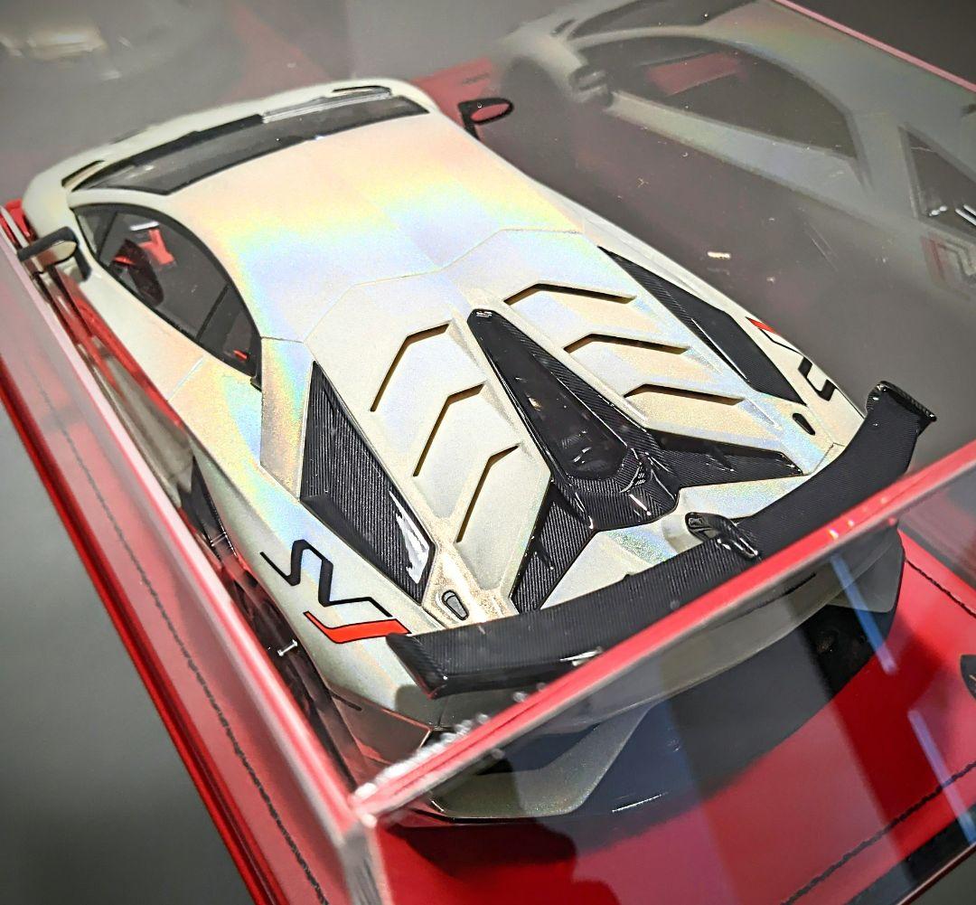 P*O様 ★世界3台★MR★1/18★ランボルギーニイオタ★ホワイトパール　#B