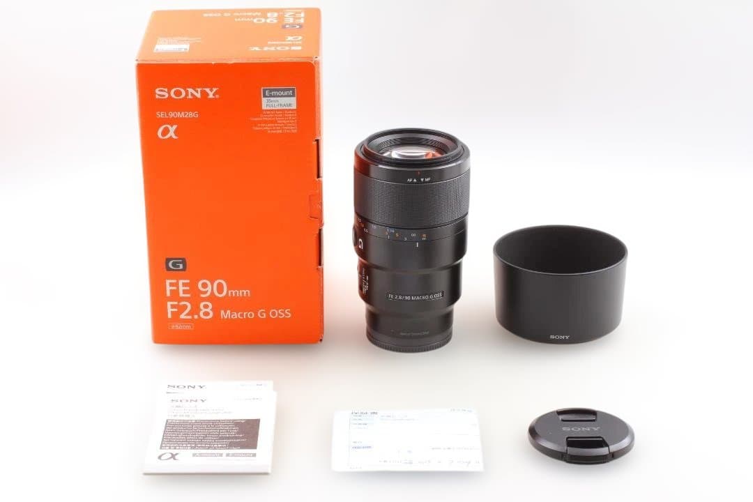 SONY FE 90mm F2.8 Macro G OSSレンズ　新品同様