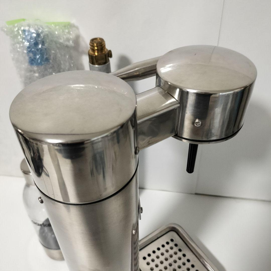 【動作保証】アールケ　カーボネーター2 炭酸水メーカー　シルバー　740