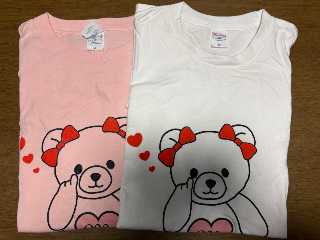 元おこさまぷれ〜と。かすみんさんManon TokyoコラボTシャツ 2色セット