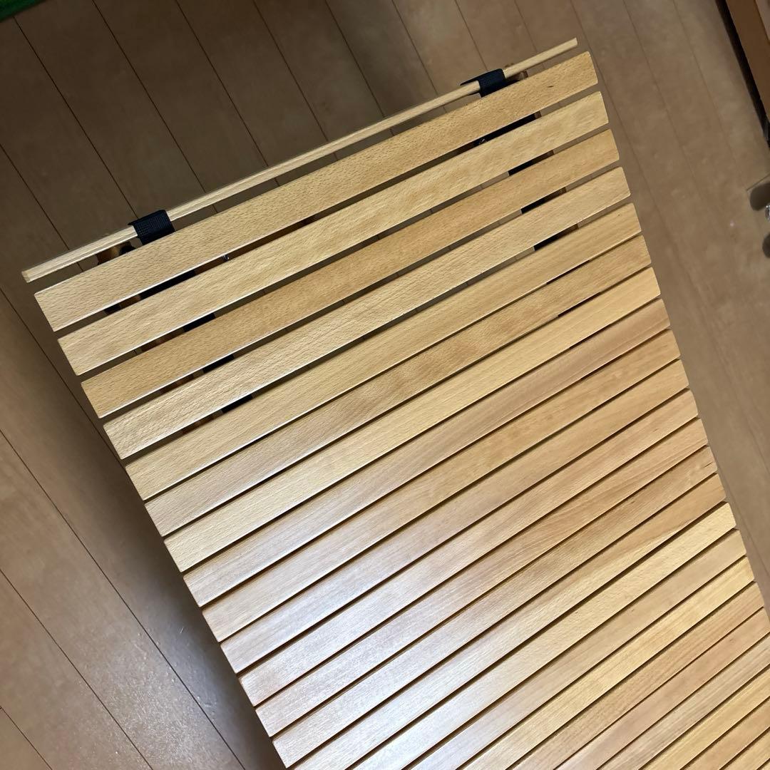 Hilander ウッドロールトップテーブルEX 120×60cm