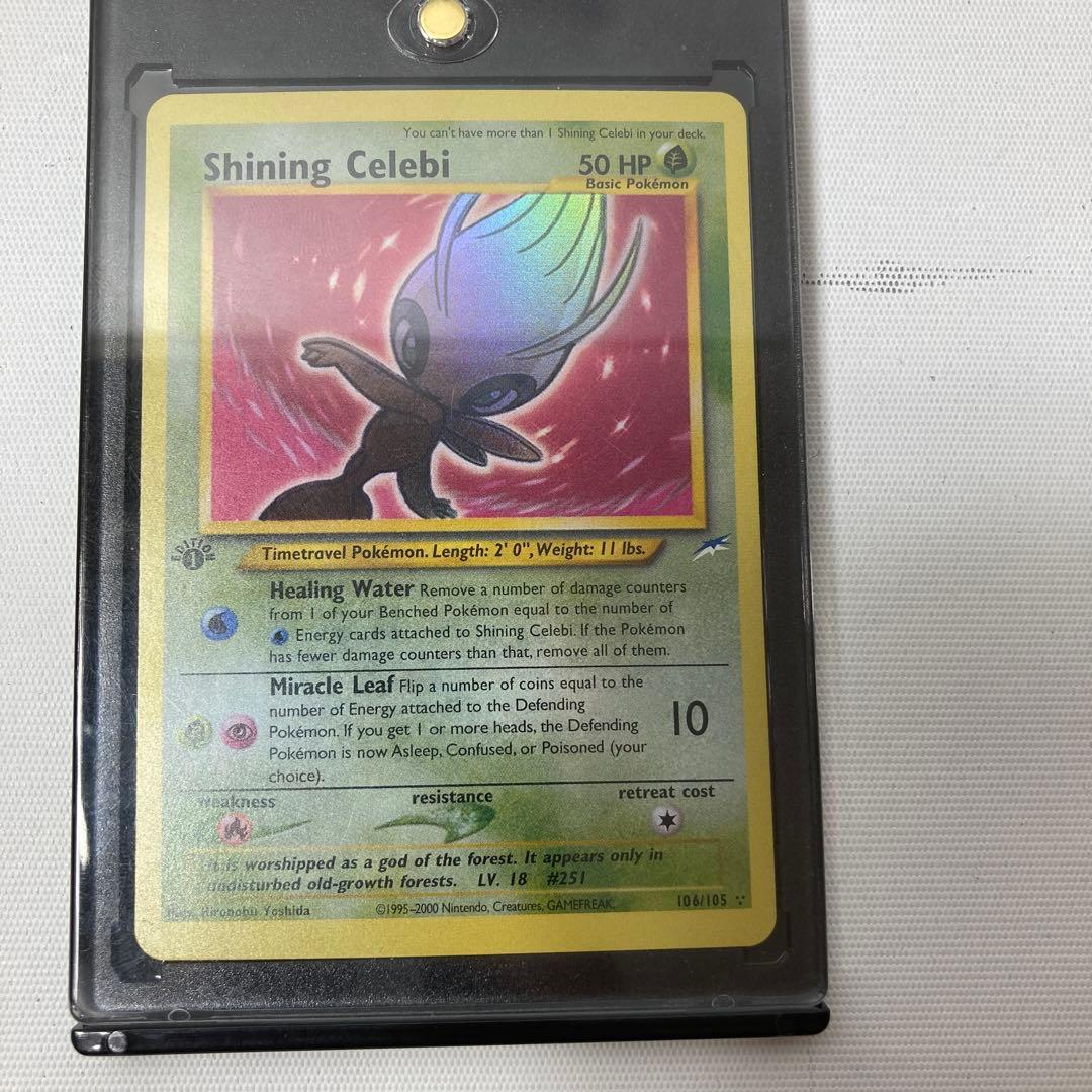ポケモンカード　shining celebi 1ed 106/105 英語版　b