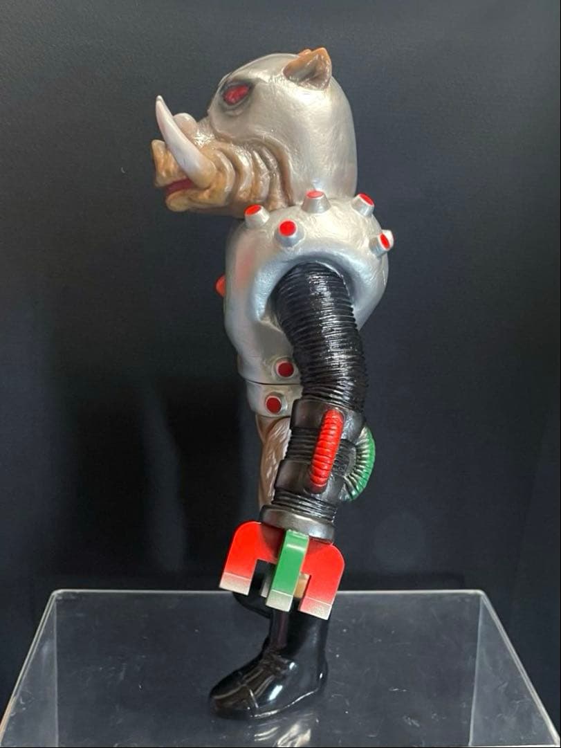 【東映レトロ】■ ジシャクイノシシ ソフビ / 仮面ライダーV3怪人
