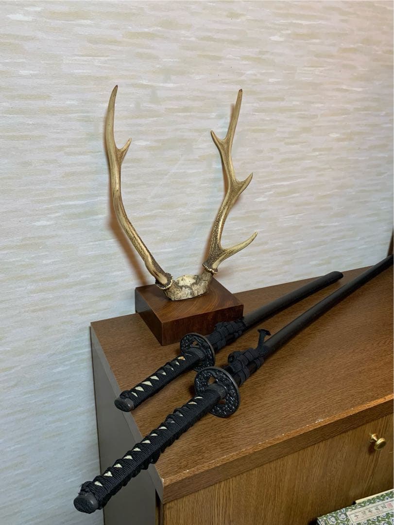 模造刀　鹿の角　サムライ　侍　コスプレ