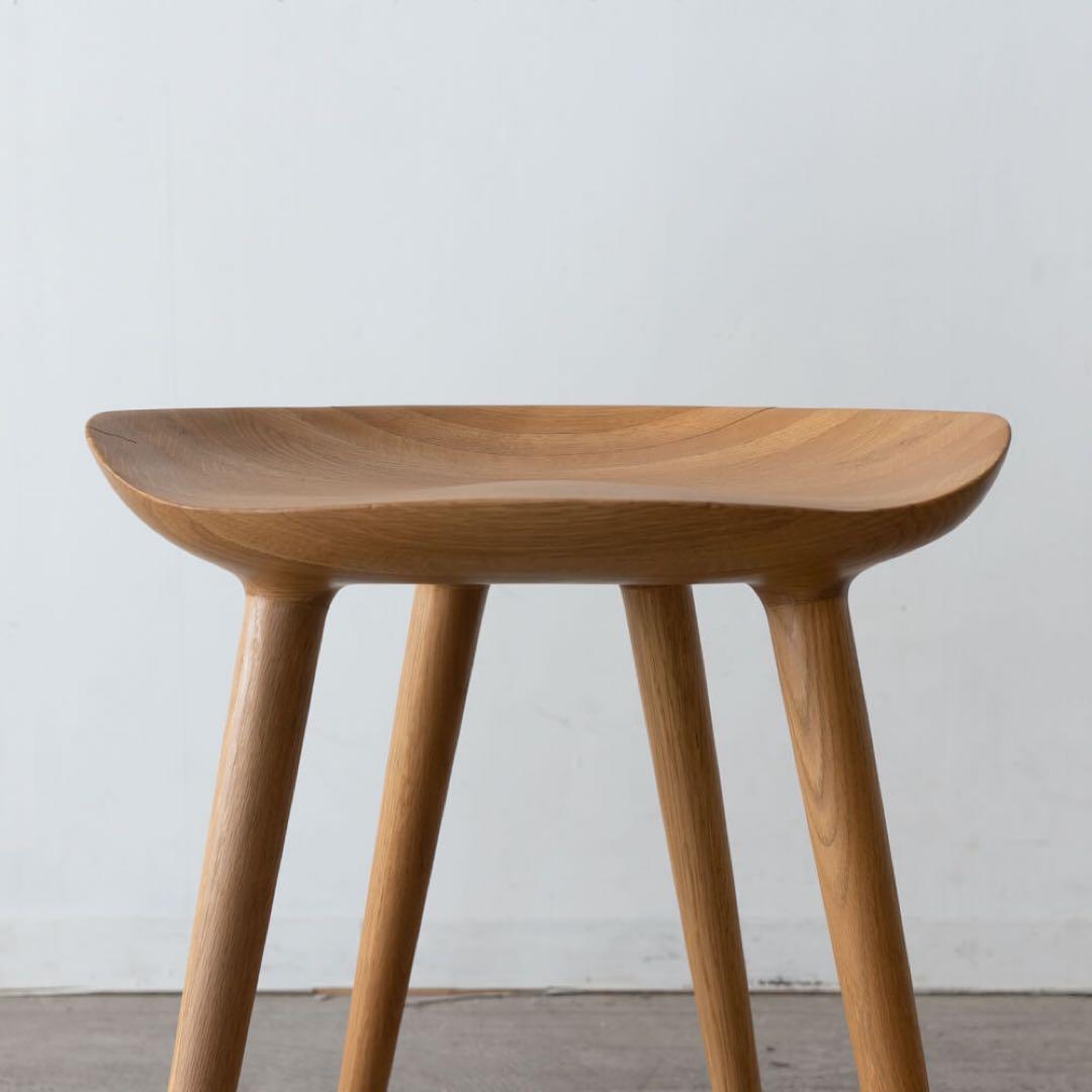 BRIDGE スツール [NA] ホワイトオーク無垢材 / オイル塗装