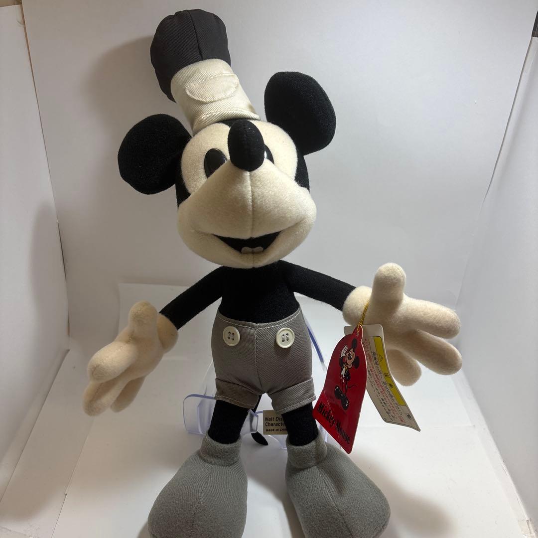 激レア　蒸気船ウィリー　タグ付き　ミッキーマウス ぬいぐるみ