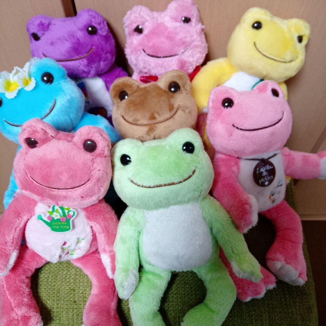 かえるのピクルス ぬいぐるみ 8体セット