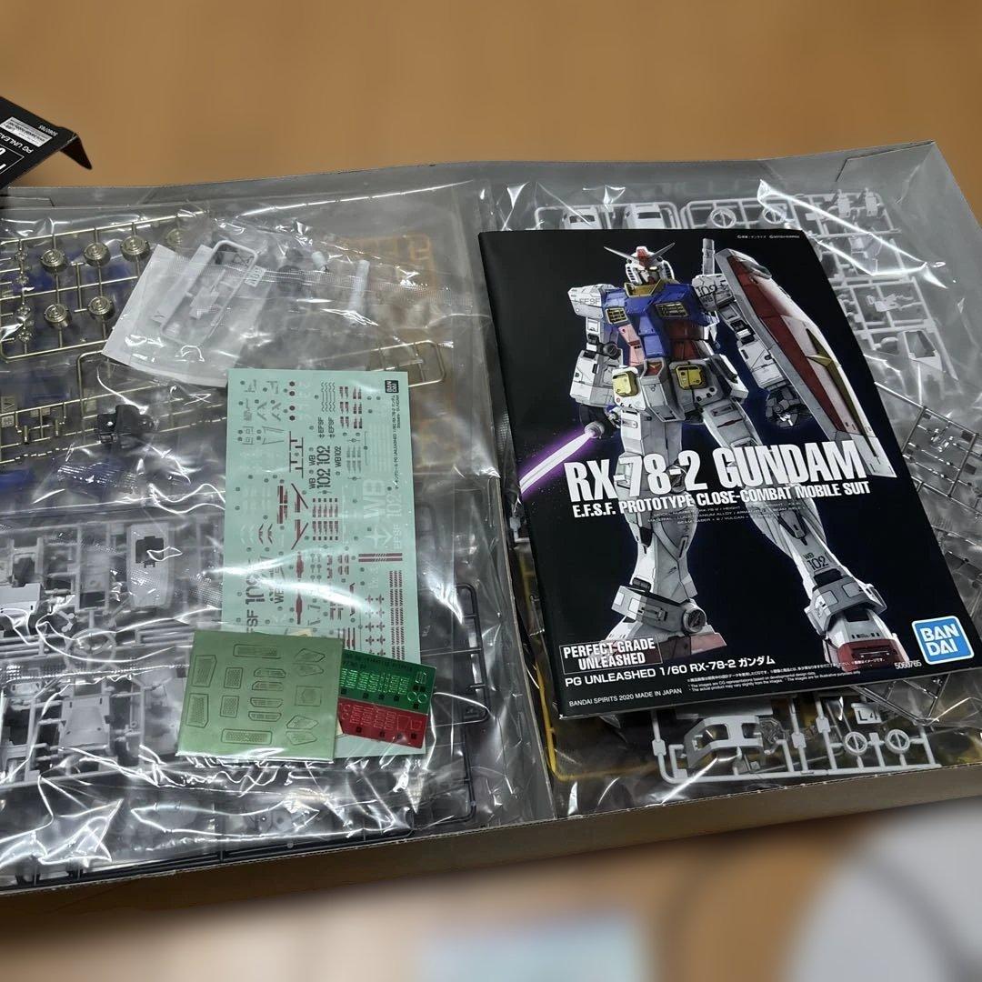 【PG unleashed】RX-78-2 GUNDAM PG デカール付き