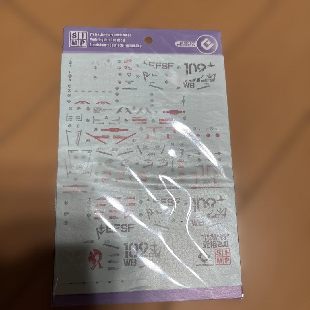 【PG unleashed】RX-78-2 GUNDAM PG デカール付き