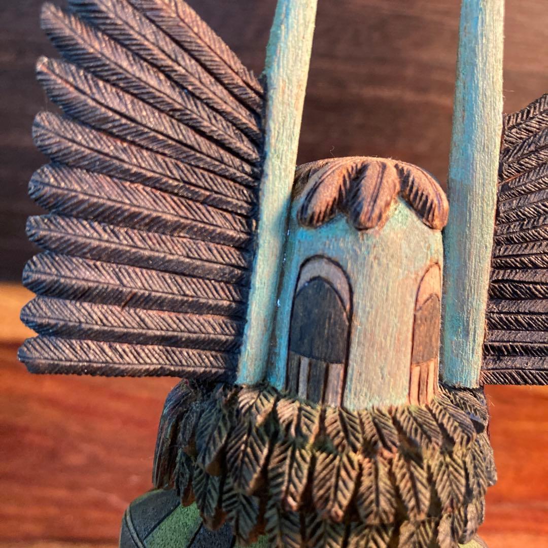 ホピ族 カチナドール　Crow Mother 【M. Bilagody作】